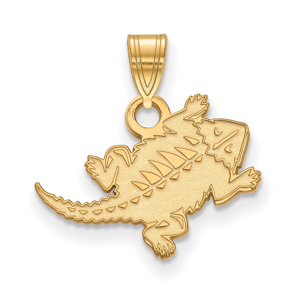 10k Yellow Gold Texas Christian U. Pendant