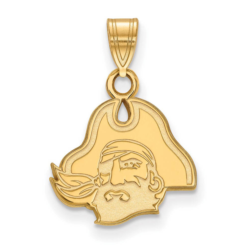 10k Yellow Gold East Carolina U Pendant