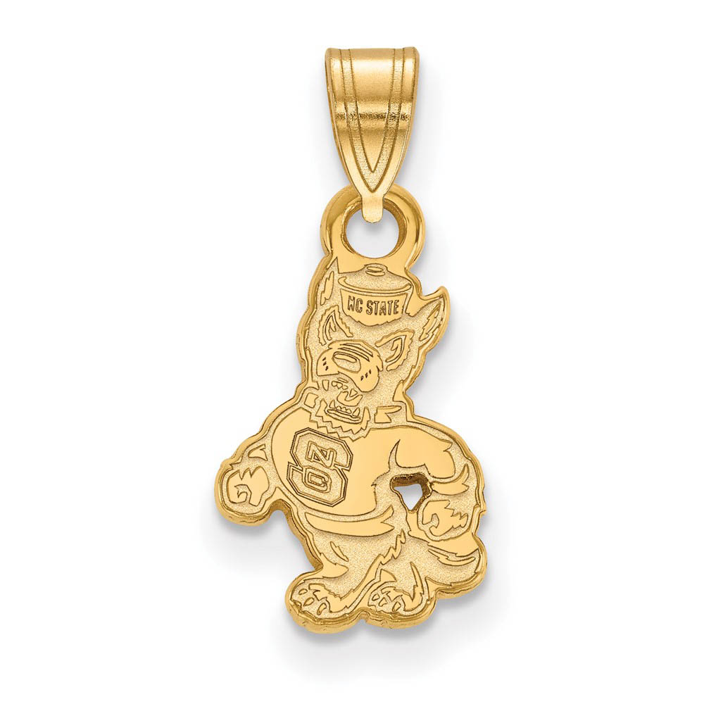 10k Yellow Gold North Carolina State Mascot Pendant