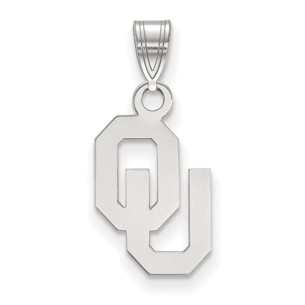 14k White Gold U. of Oklahoma Pendant