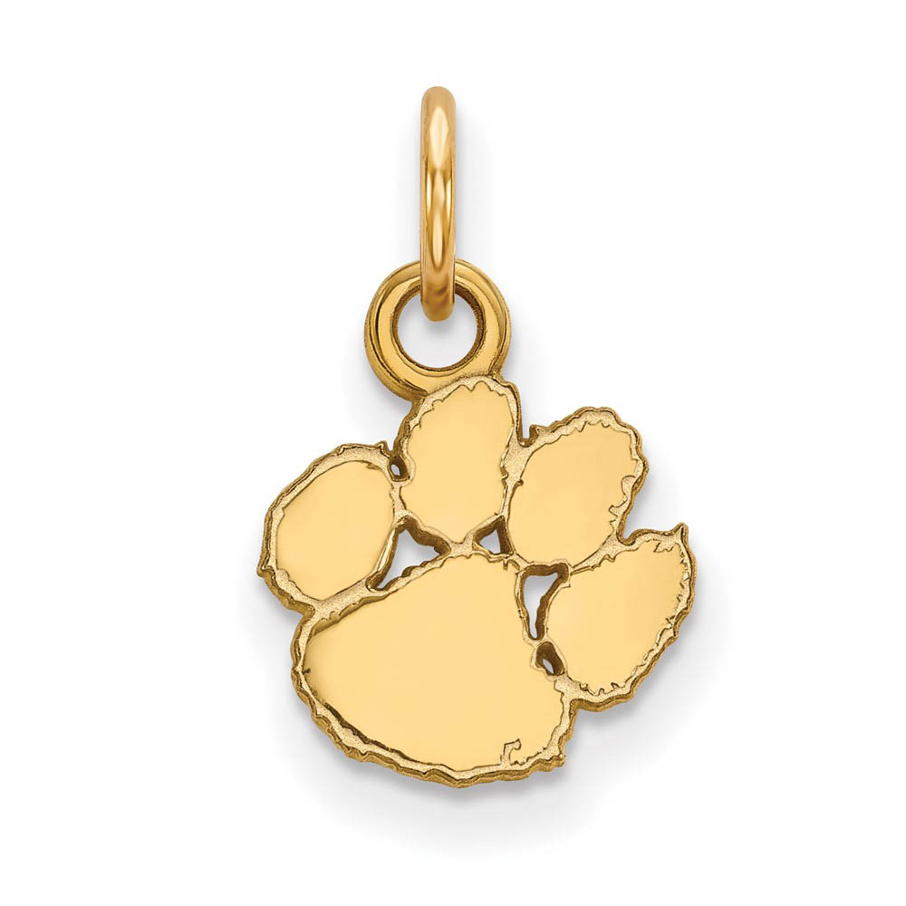 14k Yellow Gold Clemson U (Tiny) Charm or Pendant