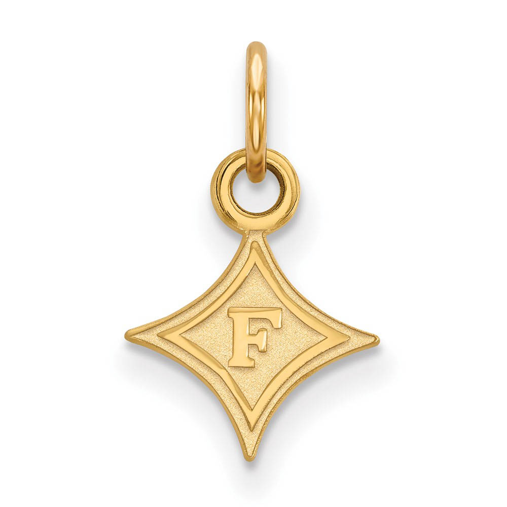 14k Yellow Gold Furman U (Tiny) Rhombus Charm or Pendant