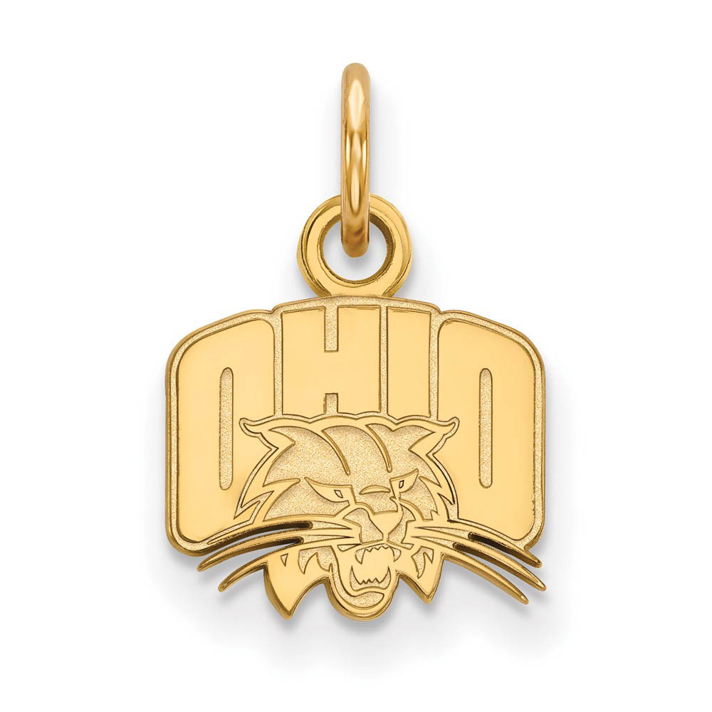 14k Yellow Gold Ohio U. (Tiny) Logo Charm or Pendant
