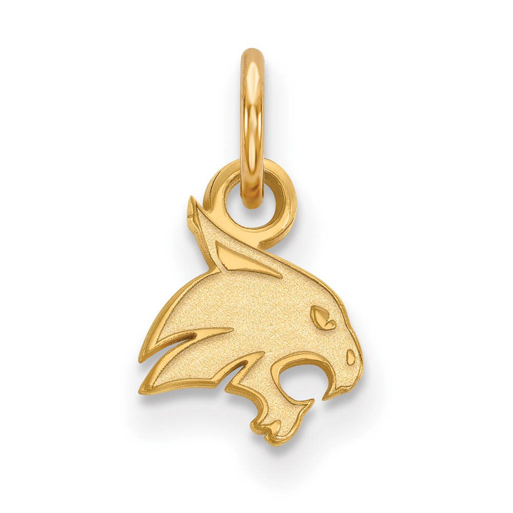 14k Yellow Gold Texas State (Tiny) Charm or Pendant