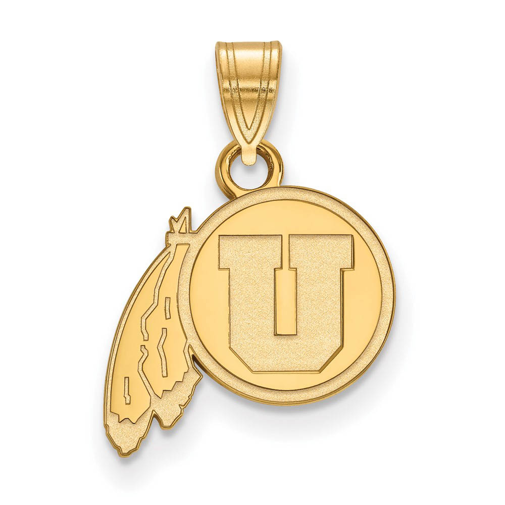 14k Yellow Gold U. of Utah Pendant