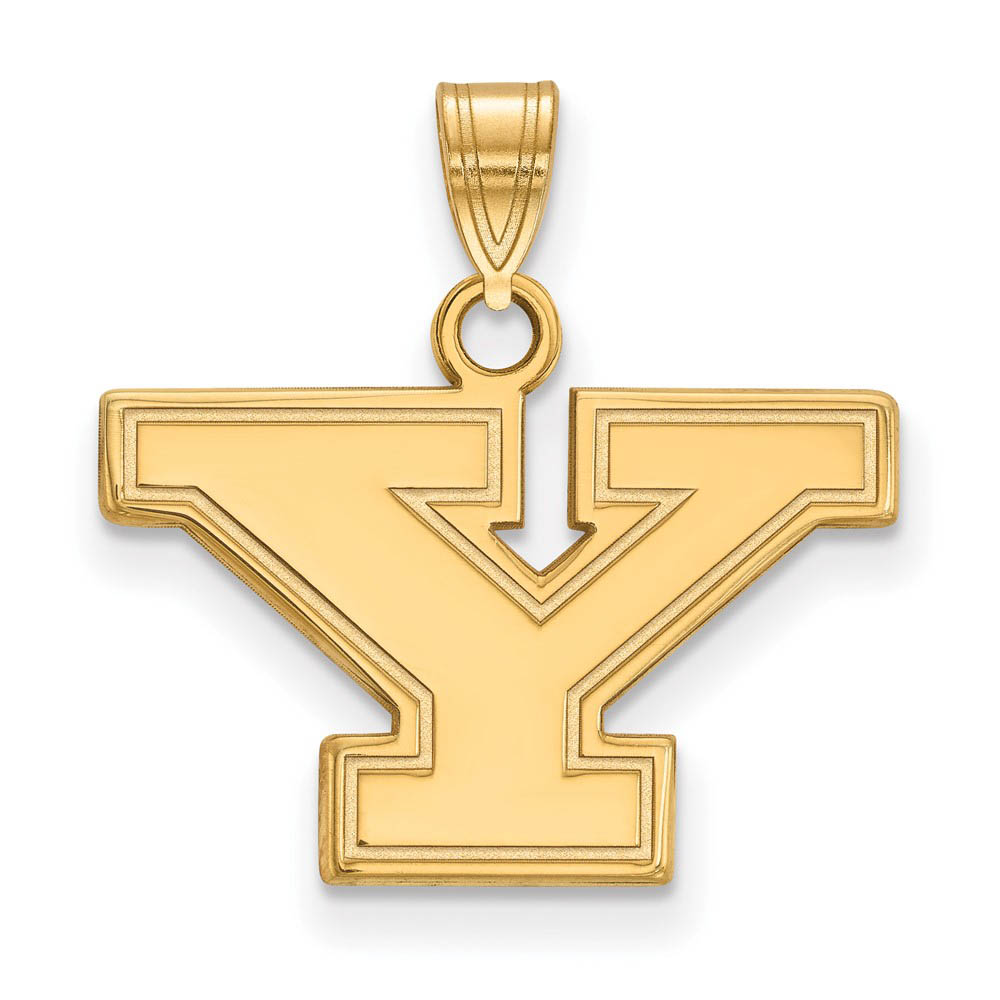 14k Yellow Gold Youngstown State Initial Y Pendant