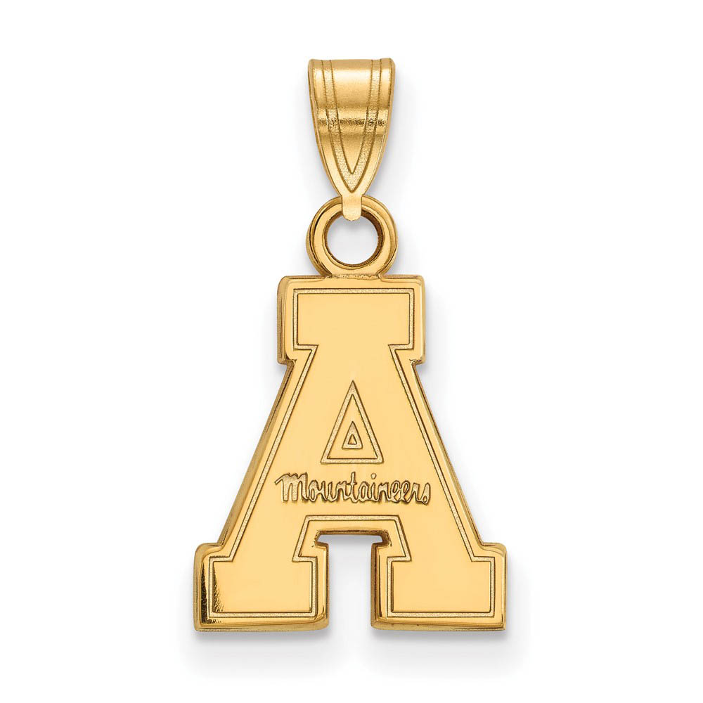 14k Yellow Gold Appalachian State Mascot Pendant