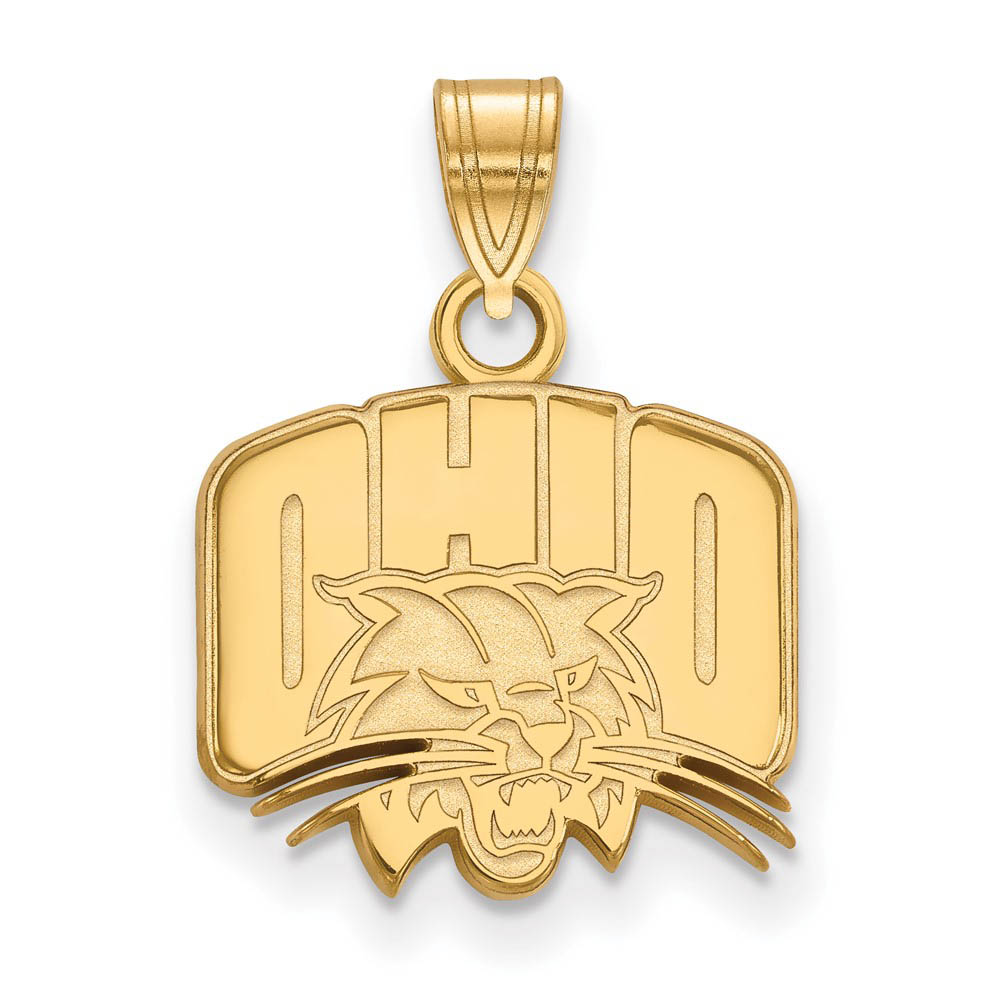 14k Yellow Gold Ohio U. Logo Pendant