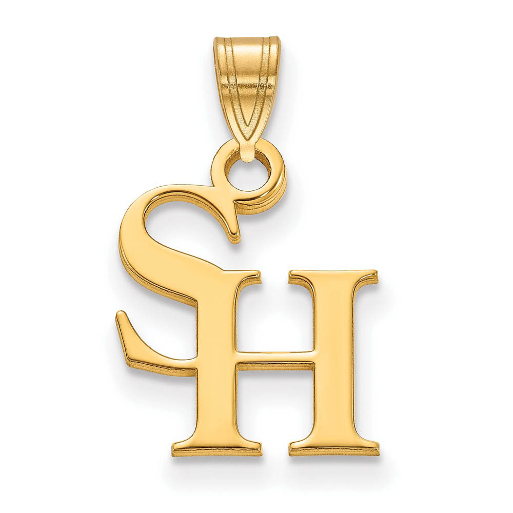 14k Yellow Gold Sam Houston State Pendant