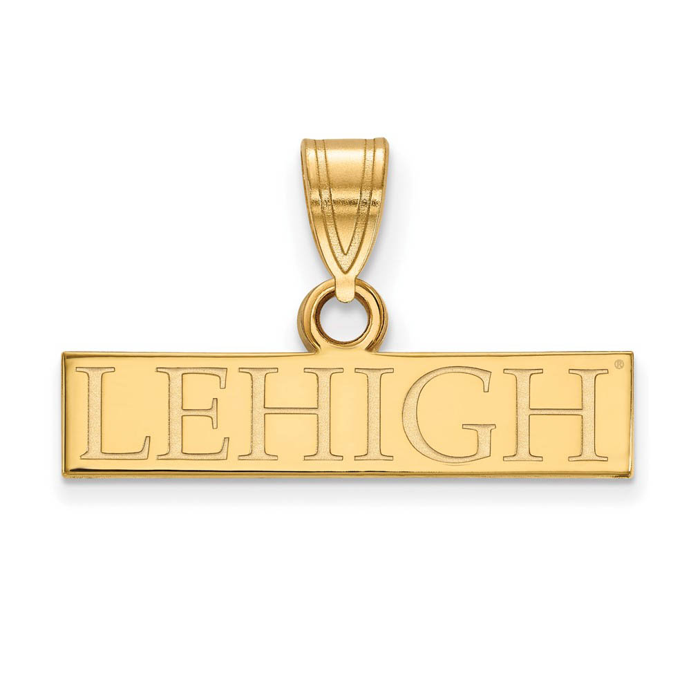 14k Yellow Gold Lehigh U Pendant