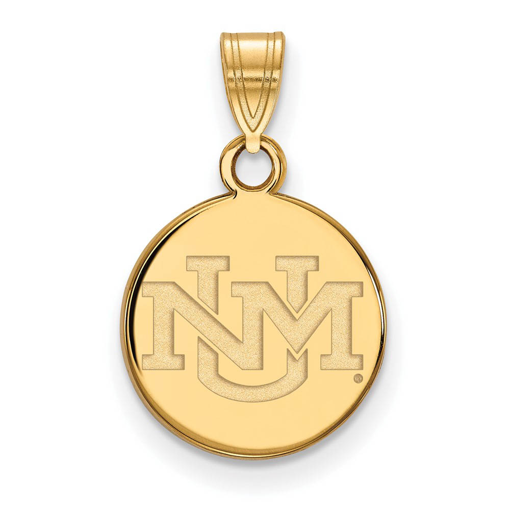 14k Yellow Gold U. of New Mexico Necklace - 16 Inch