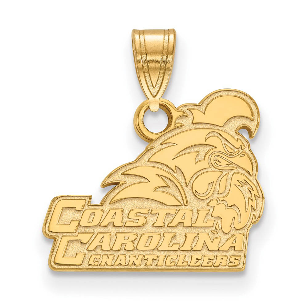 14k Yellow Gold Coastal Carolina U Logo Pendant