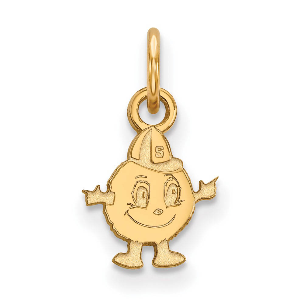 14k Yellow Gold Syracuse U. (Tiny) Charm or Pendant