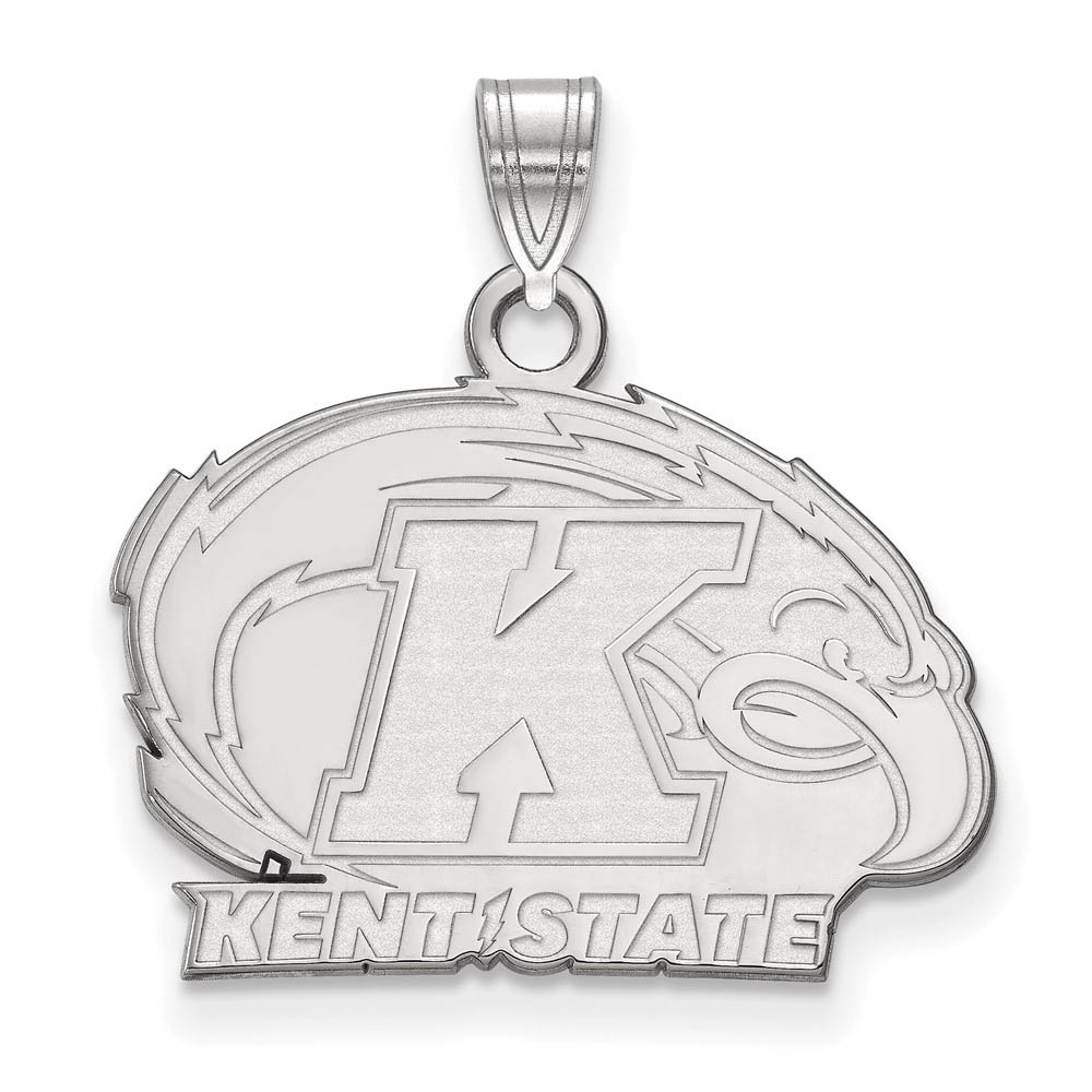 Sterling Silver Kent State Logo Pendant