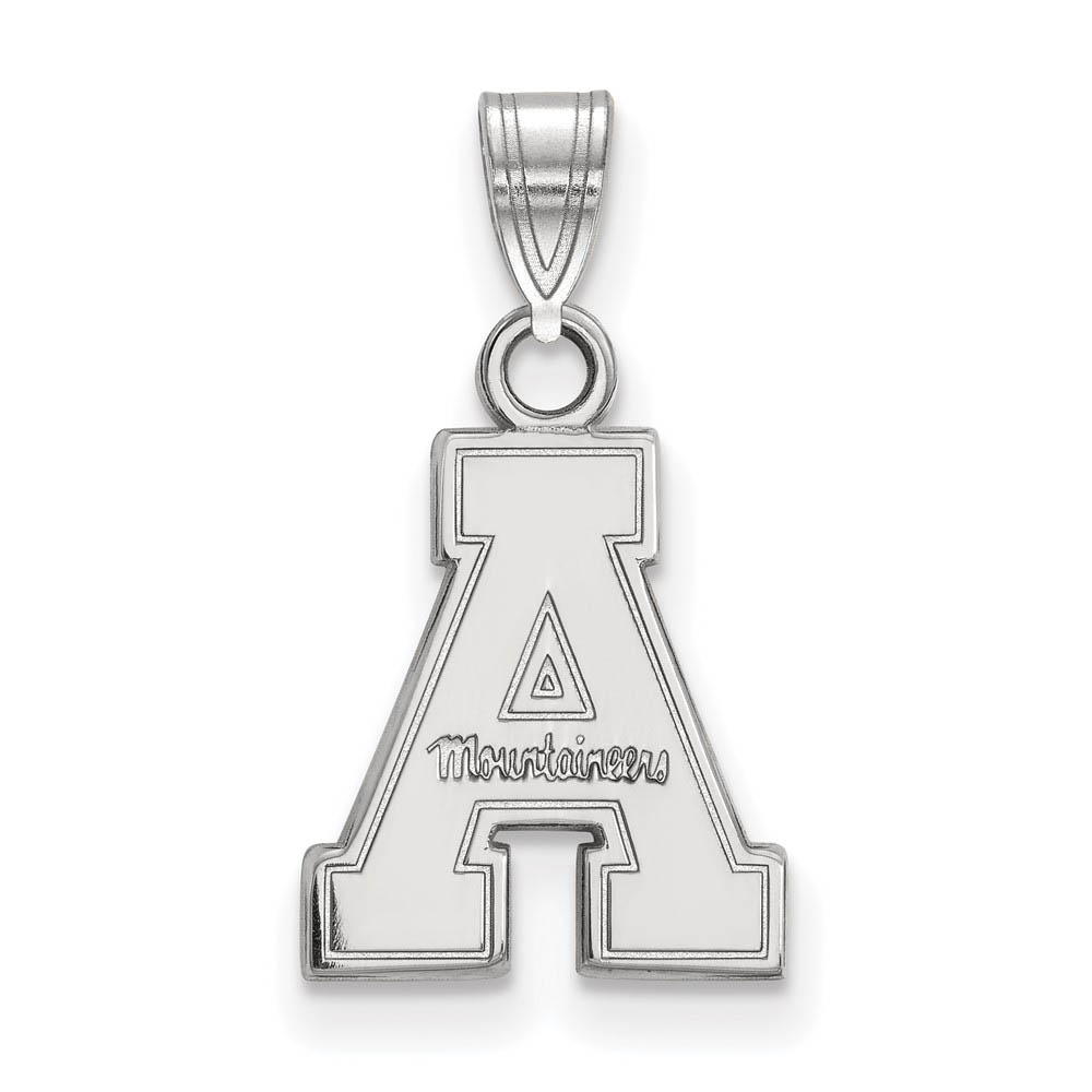 Sterling Silver Appalachian State 'A' Pendant