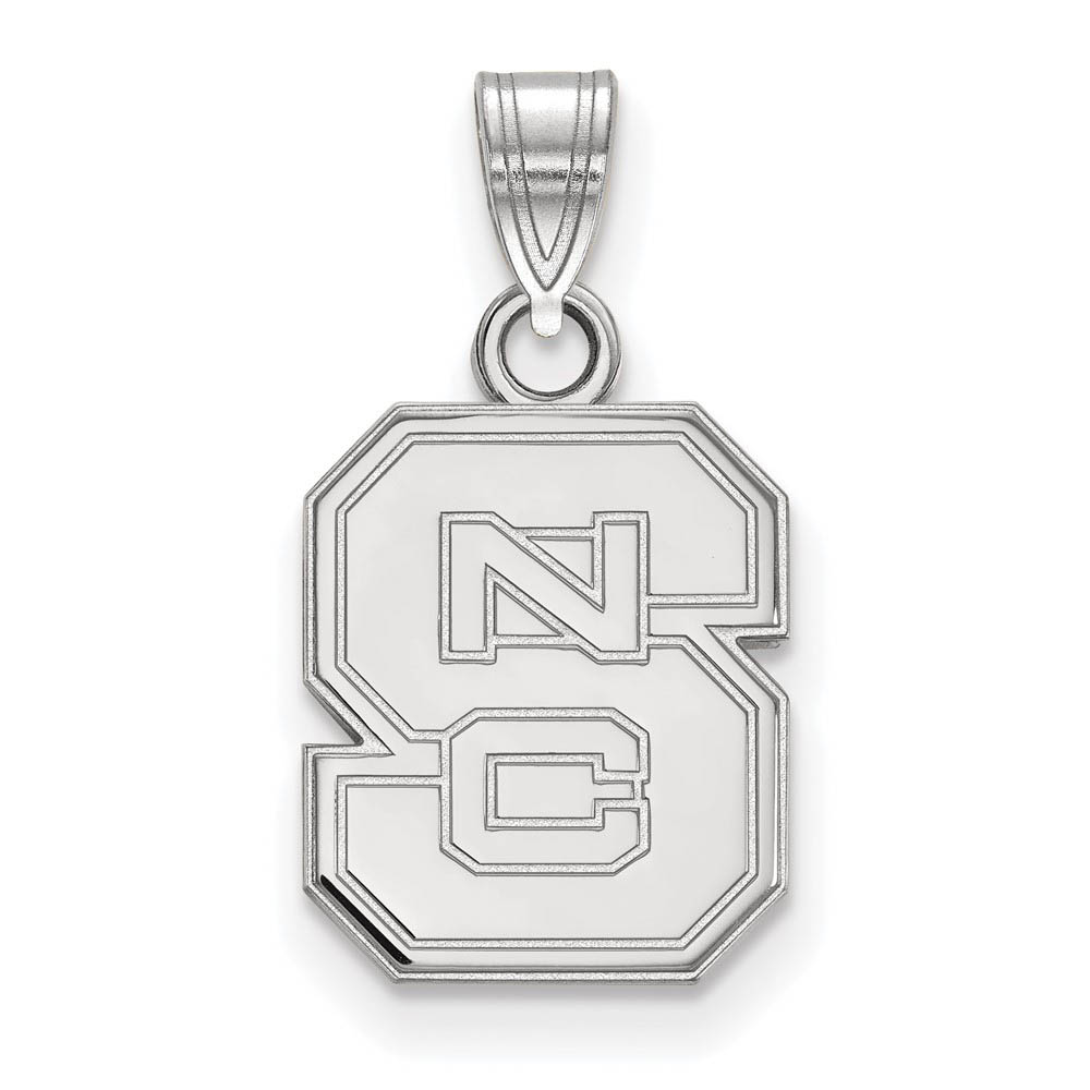 Sterling Silver North Carolina State 'NCS' Pendant
