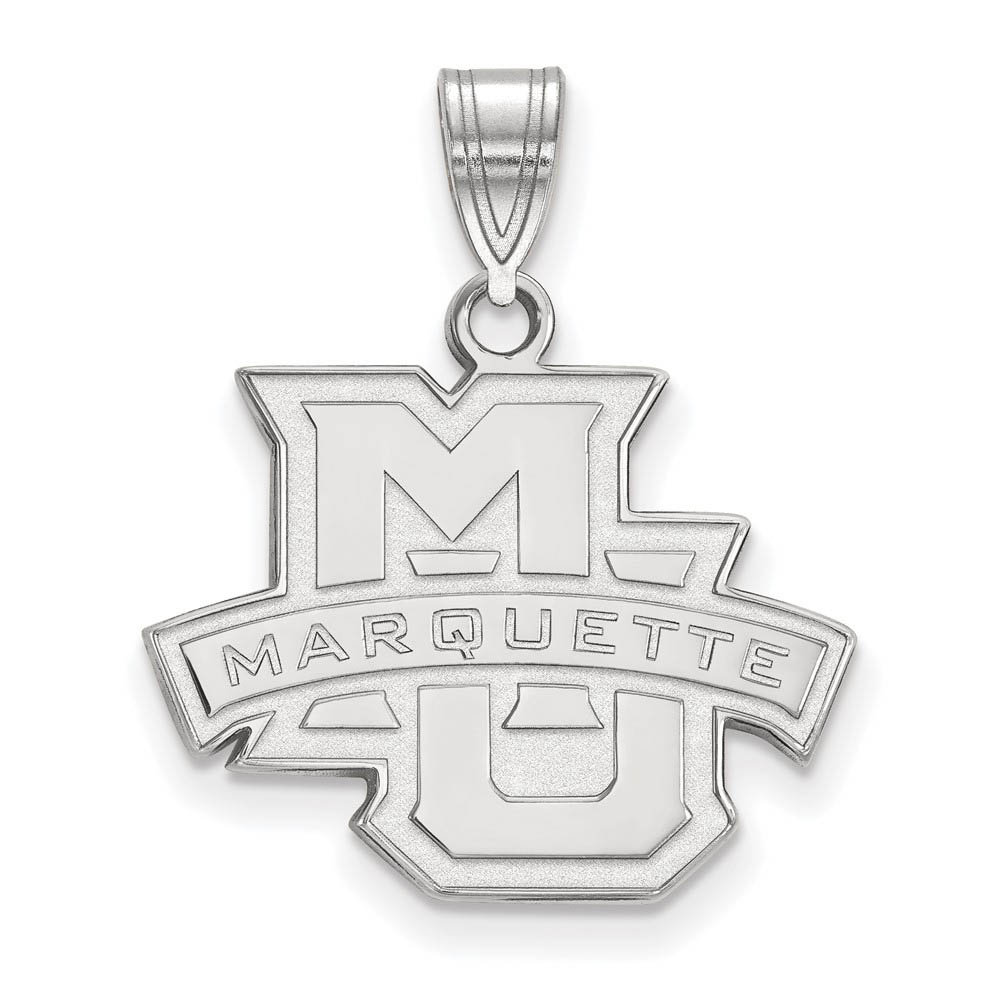 Sterling Silver Marquette U Pendant