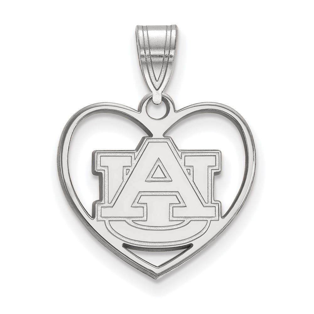 Sterling Silver Auburn U Heart Pendant