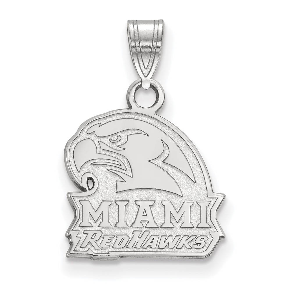 Sterling Silver Miami U Logo Pendant