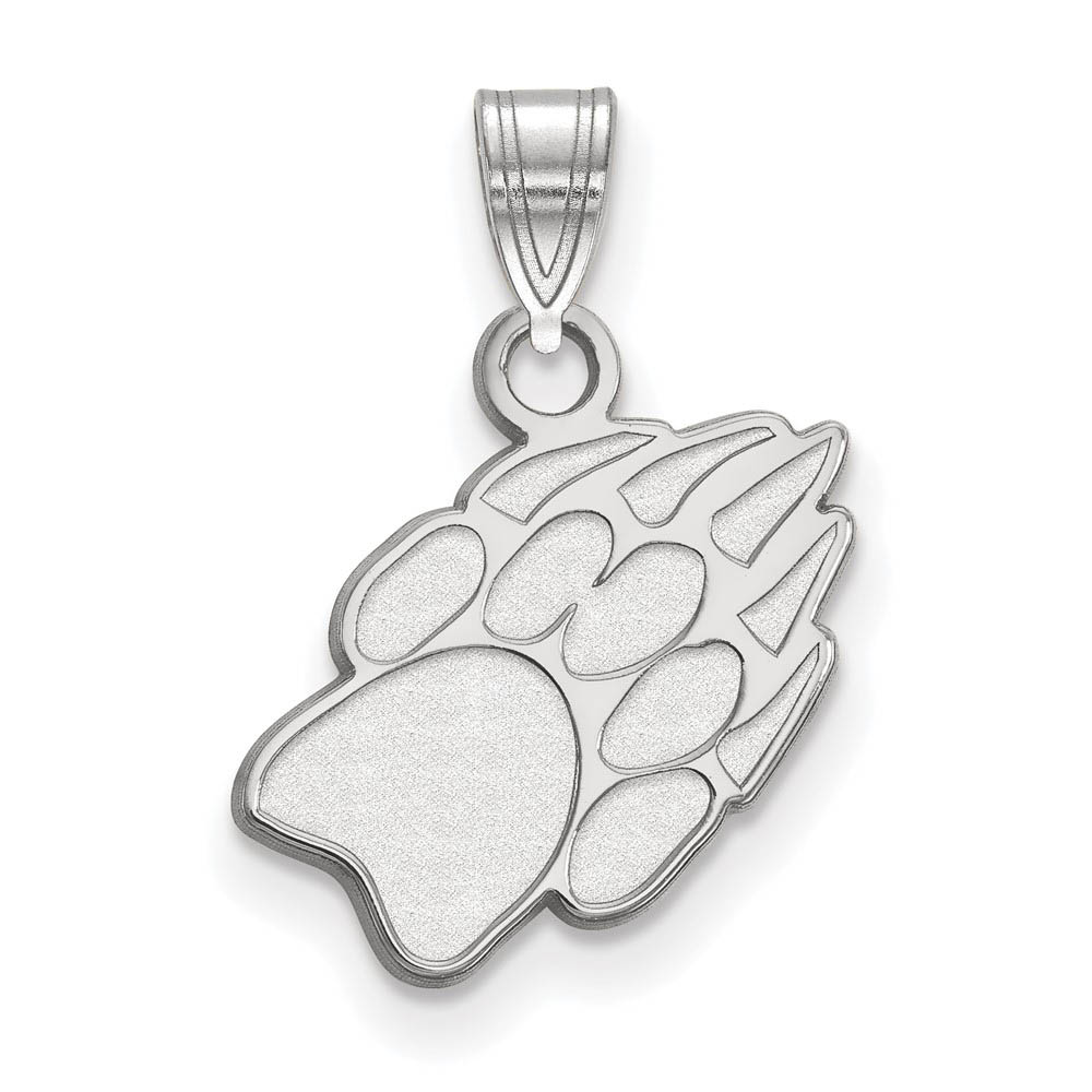 Sterling Silver U. of Wisconsin Badgers Paw Pendant