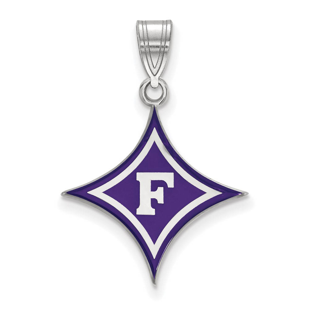 Sterling Silver Furman U Enamel Pendant