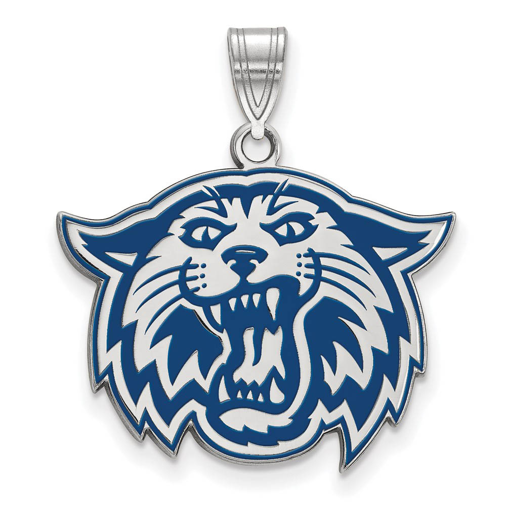 Sterling Silver Villanova U. Enamel Mascot Pendant