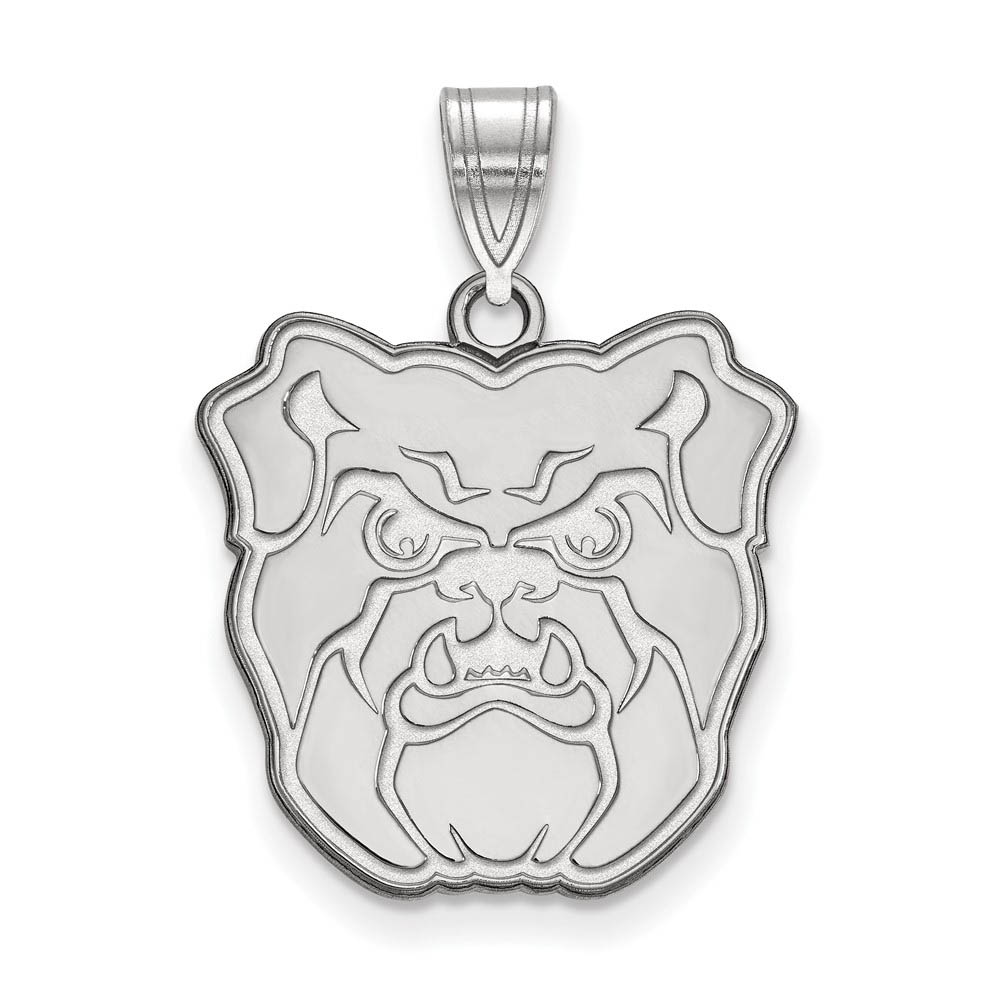 10k White Gold Butler U Mascot Pendant