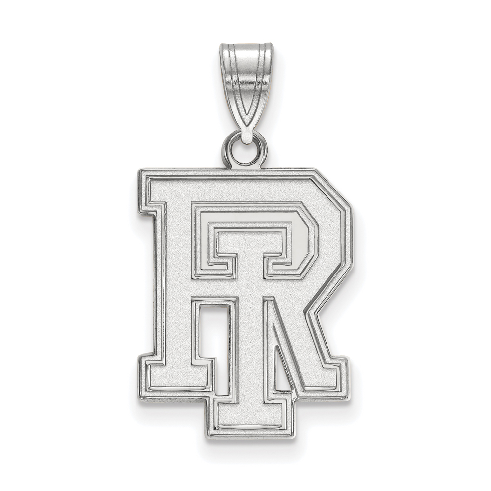 10k White Gold U. of Rhode Island Pendant