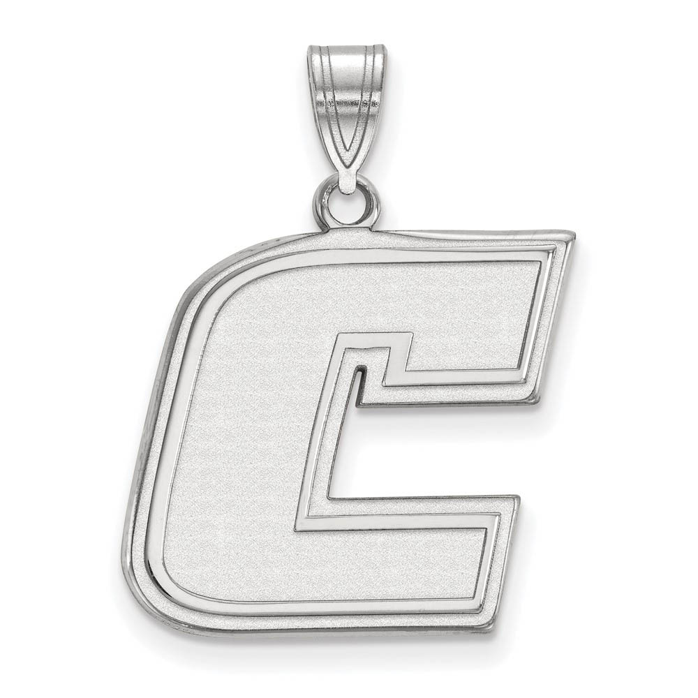 10k White Gold U. of Tennessee at Chattanooga Initial C Pendant