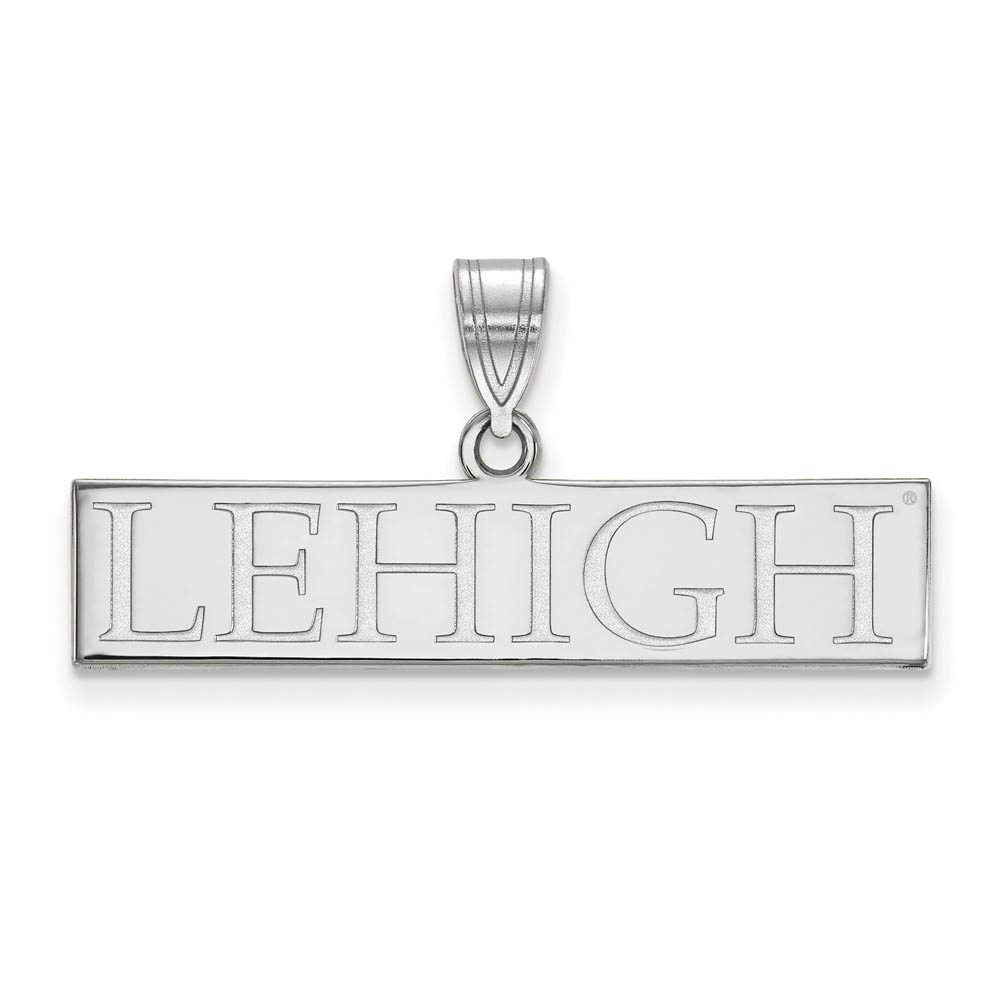 10k White Gold Lehigh U Pendant