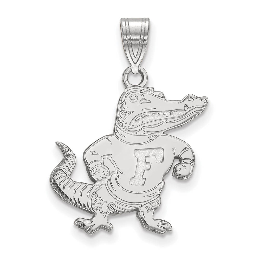 10k White Gold U of Florida Pendant