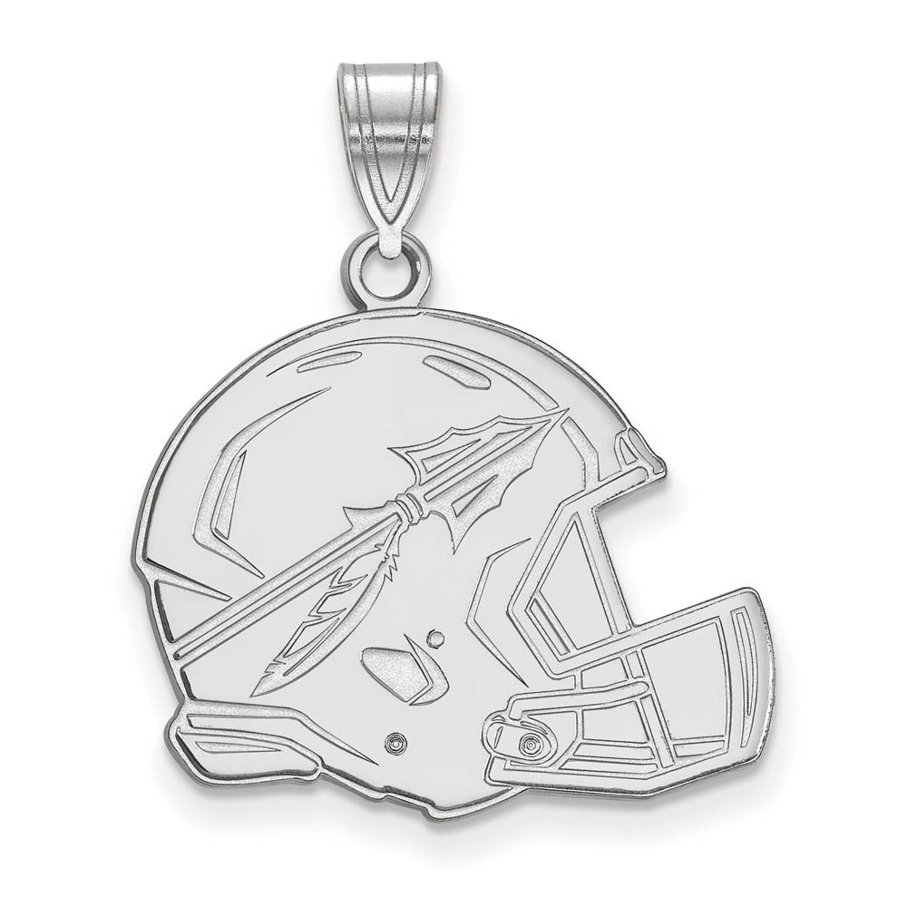 10k White Gold Florida State Pendant