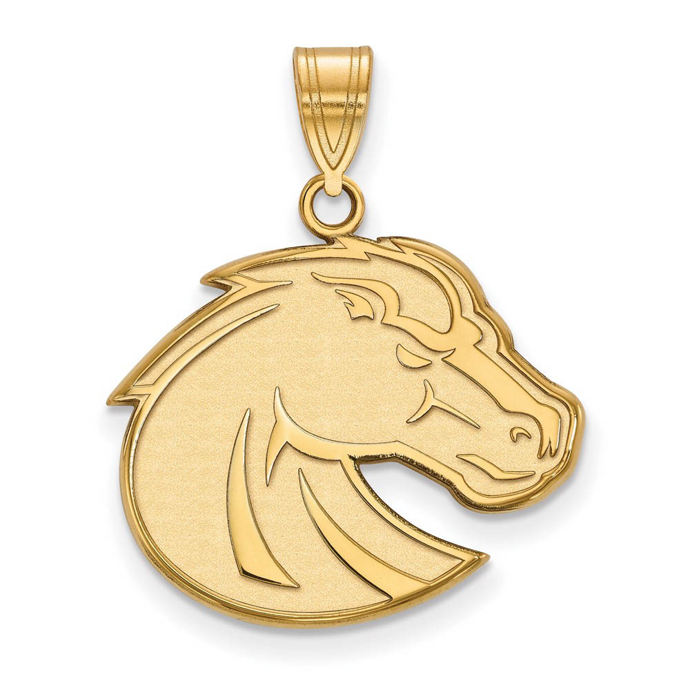 10k Yellow Gold Boise State Mascot Pendant