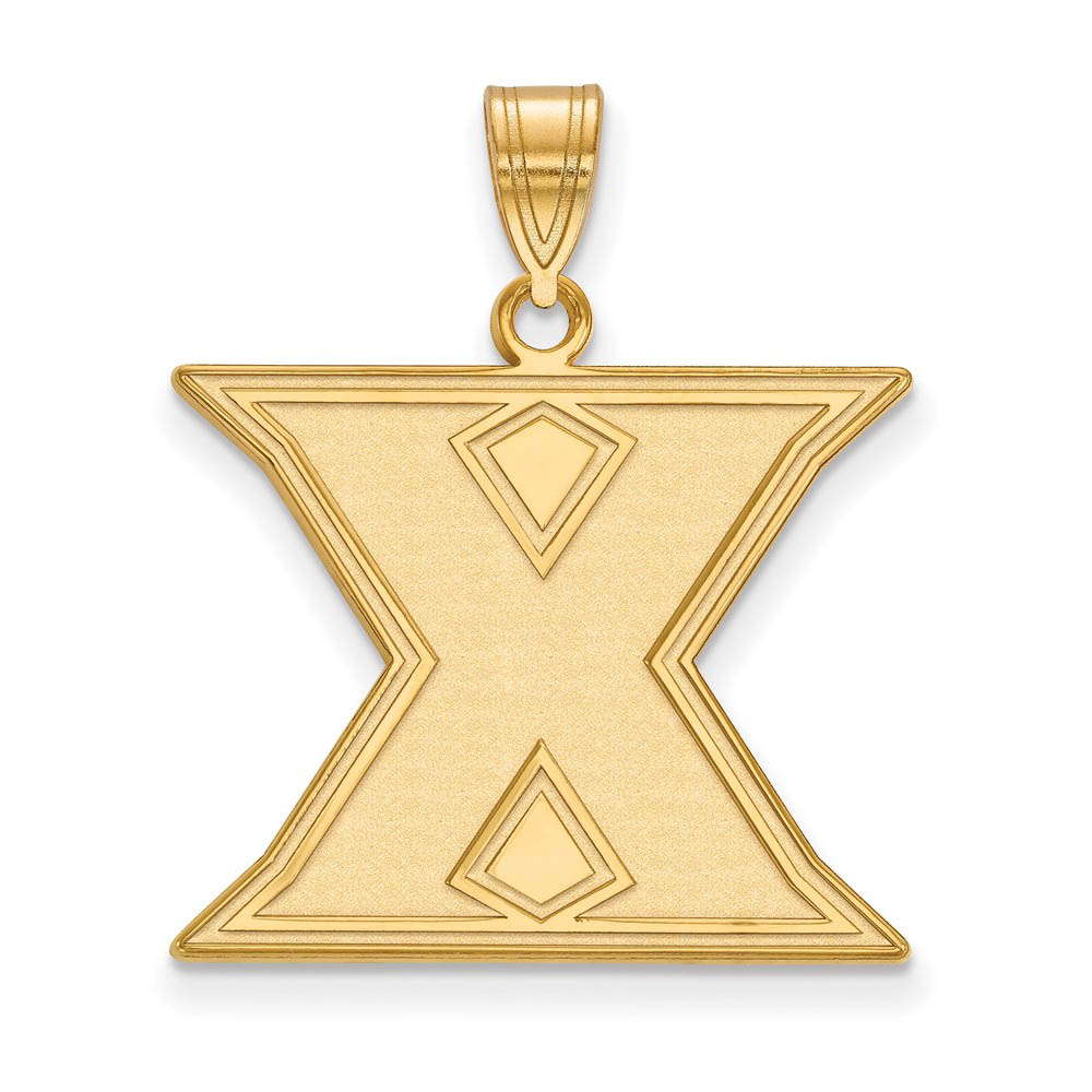 10k Yellow Gold Xavier U. Initial X Pendant