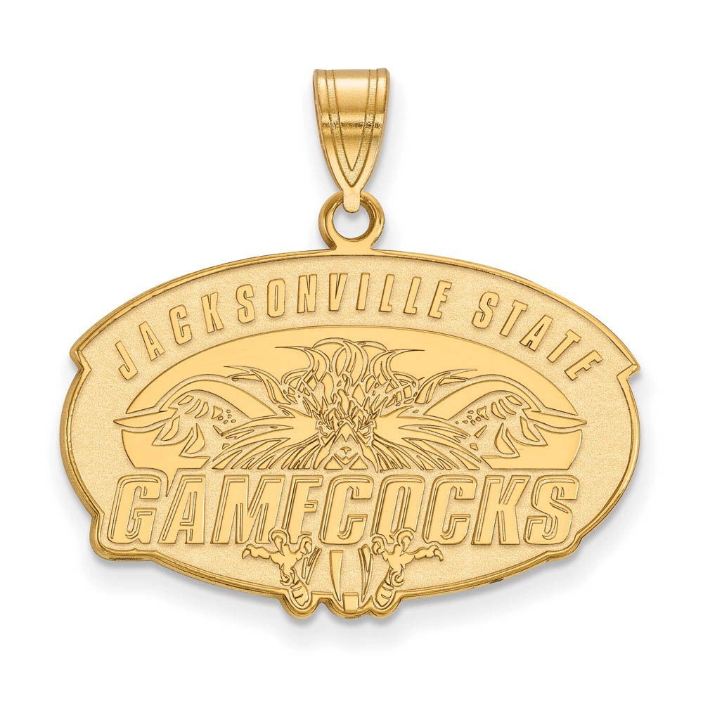 10k Yellow Gold Jacksonville State Pendant