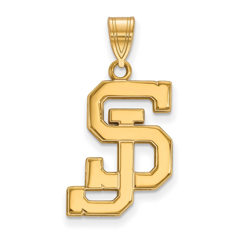 10k Yellow Gold San Jose State Pendant