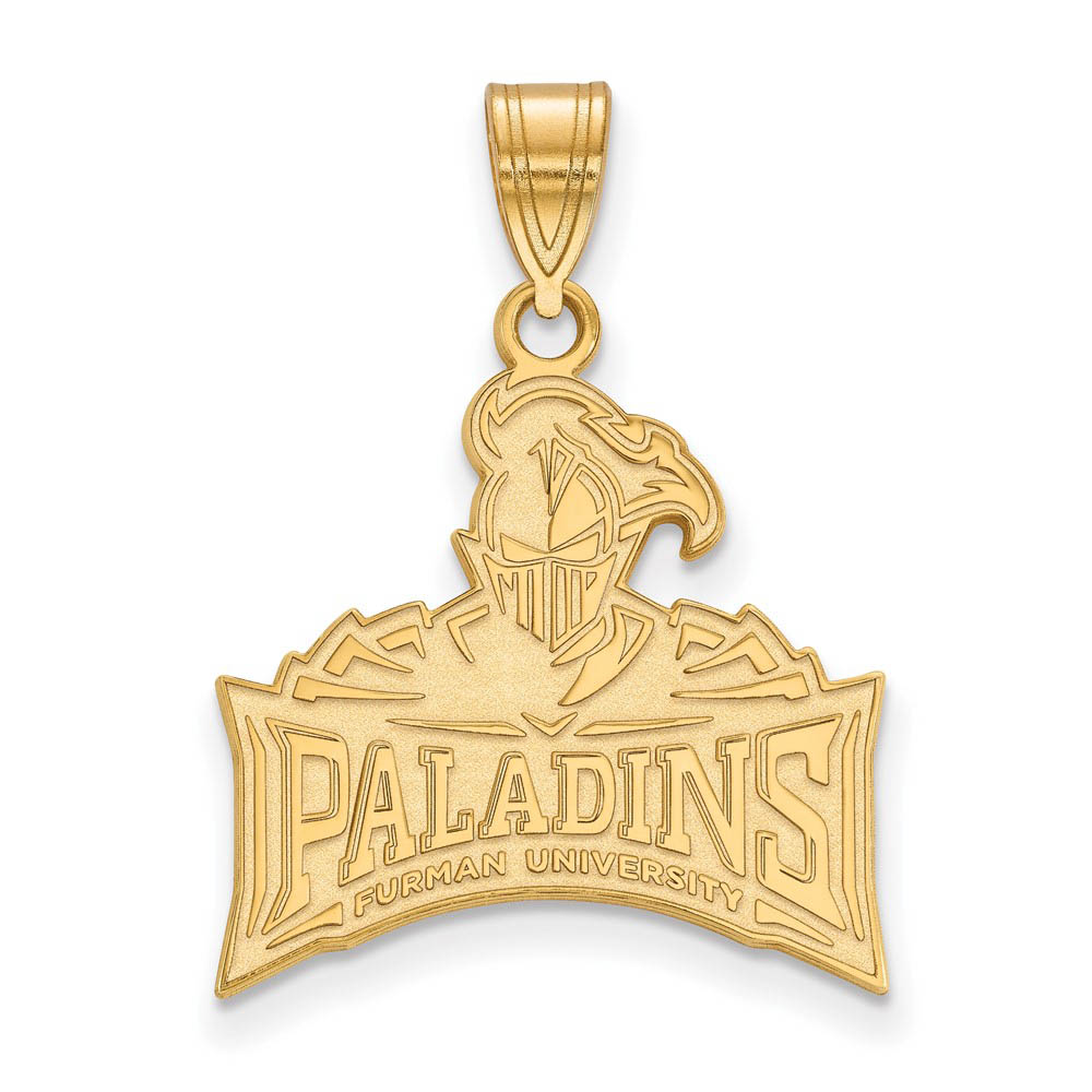 10k Yellow Gold Furman U Logo Pendant
