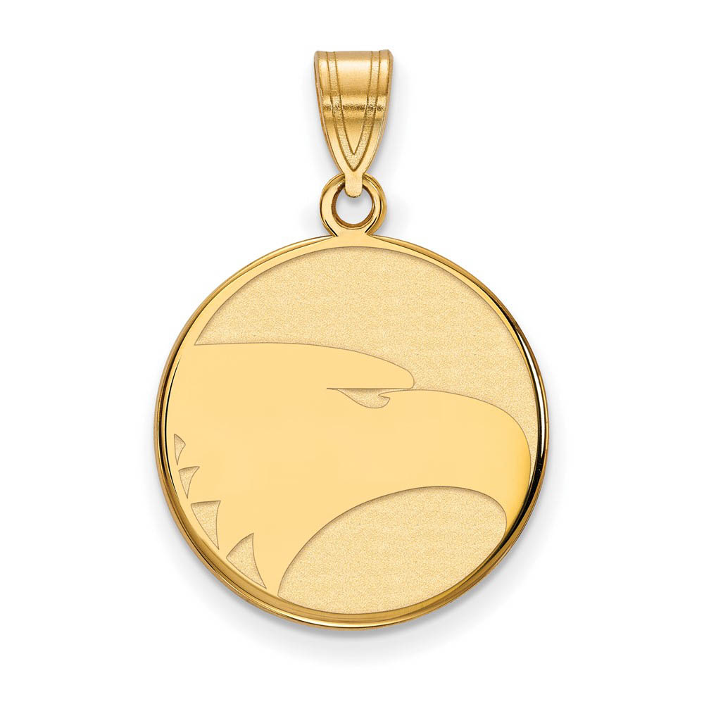10k Yellow Gold Georgia Southern U Mascot Disc Pendant