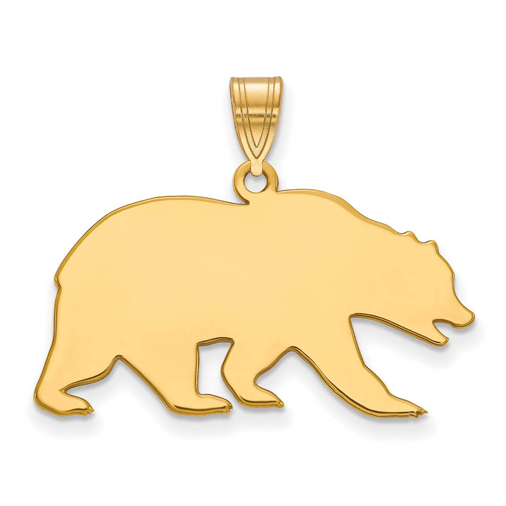 10k Yellow Gold California Berkeley Mascot Pendant