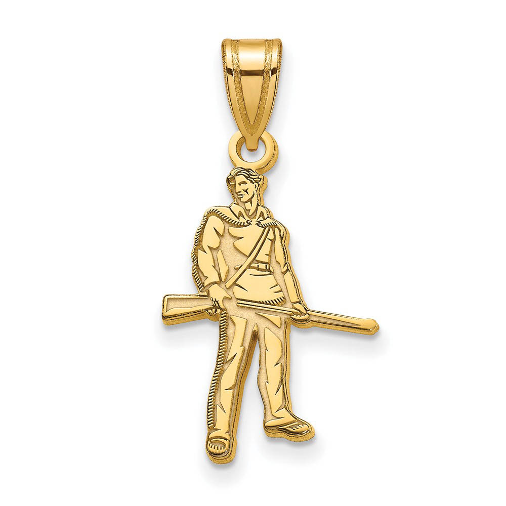 10k Yellow Gold West Virginia U. Mascot Pendant