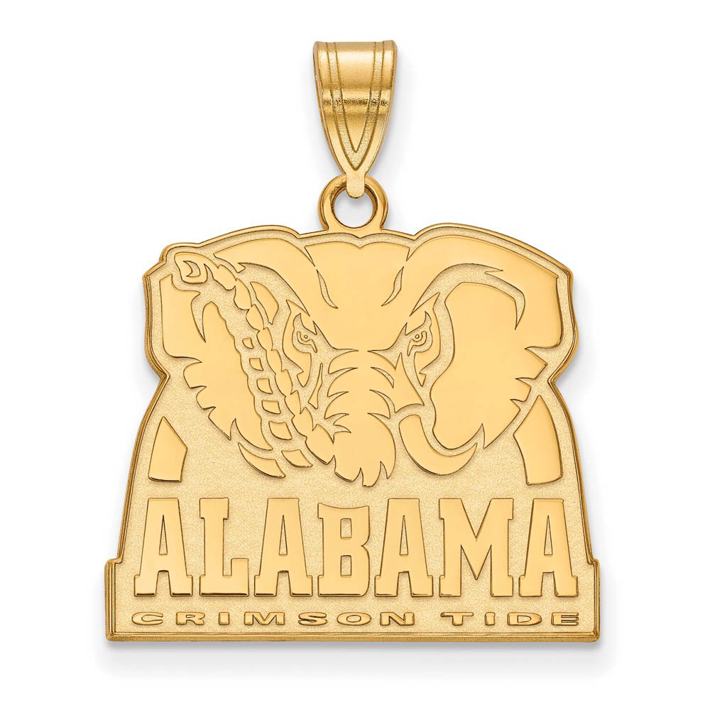 10k Yellow Gold U. of Alabama Logo Pendant
