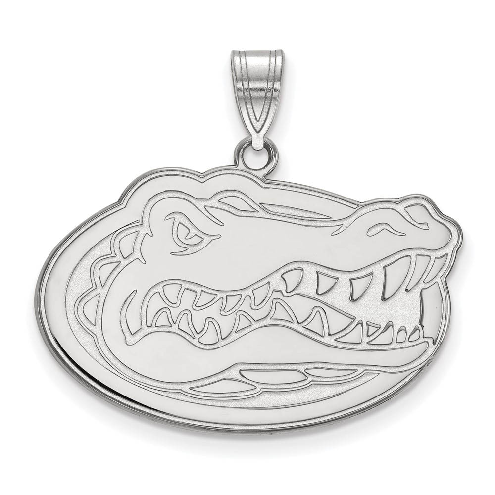 14k White Gold U of Florida Mascot Pendant