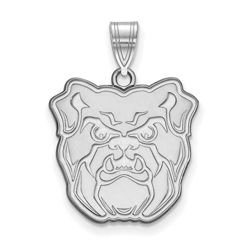 14k White Gold Butler U Pendant