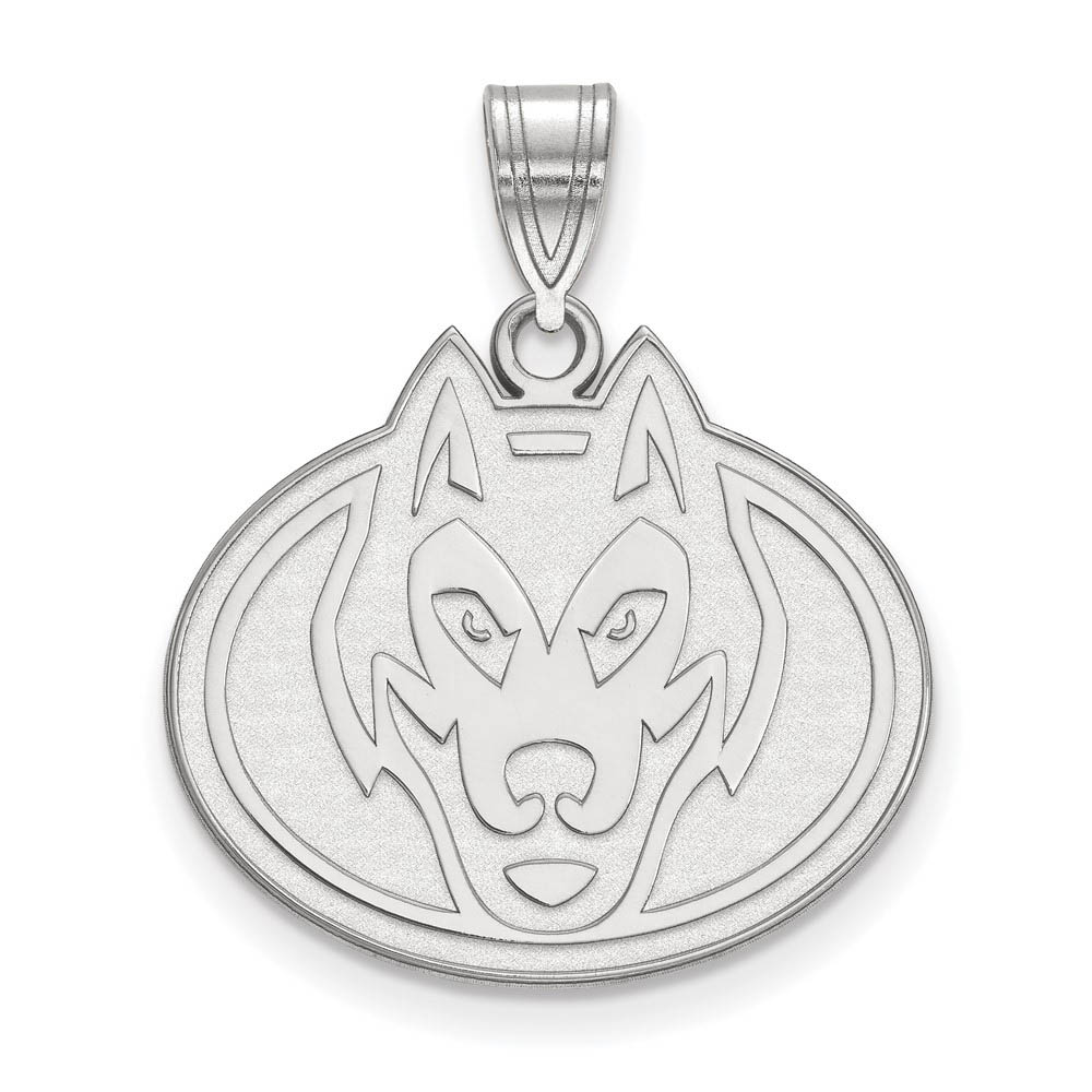 14k White Gold St. Cloud State Pendant