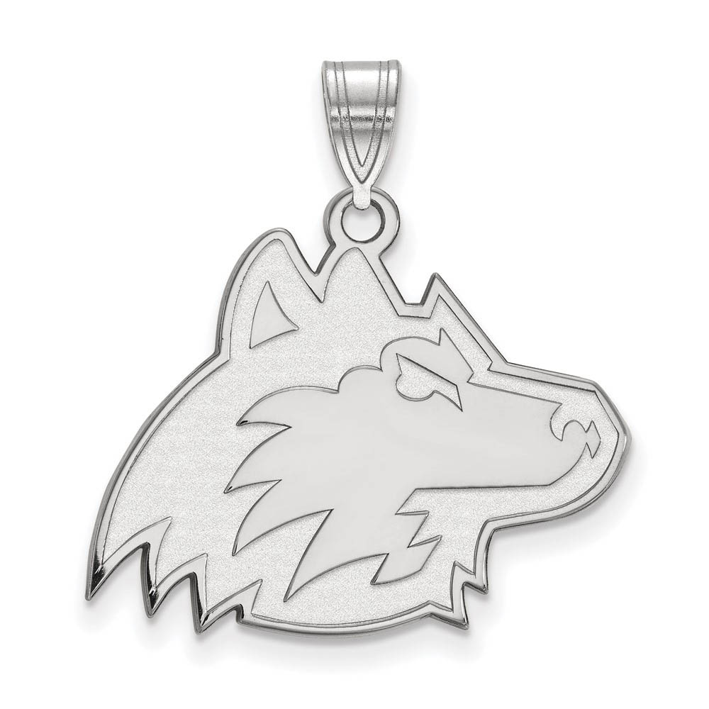 14k White Gold Northern Illinois U. Pendant