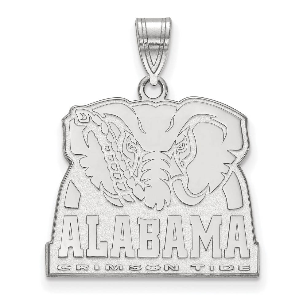 14k White Gold U. of Alabama Logo Pendant