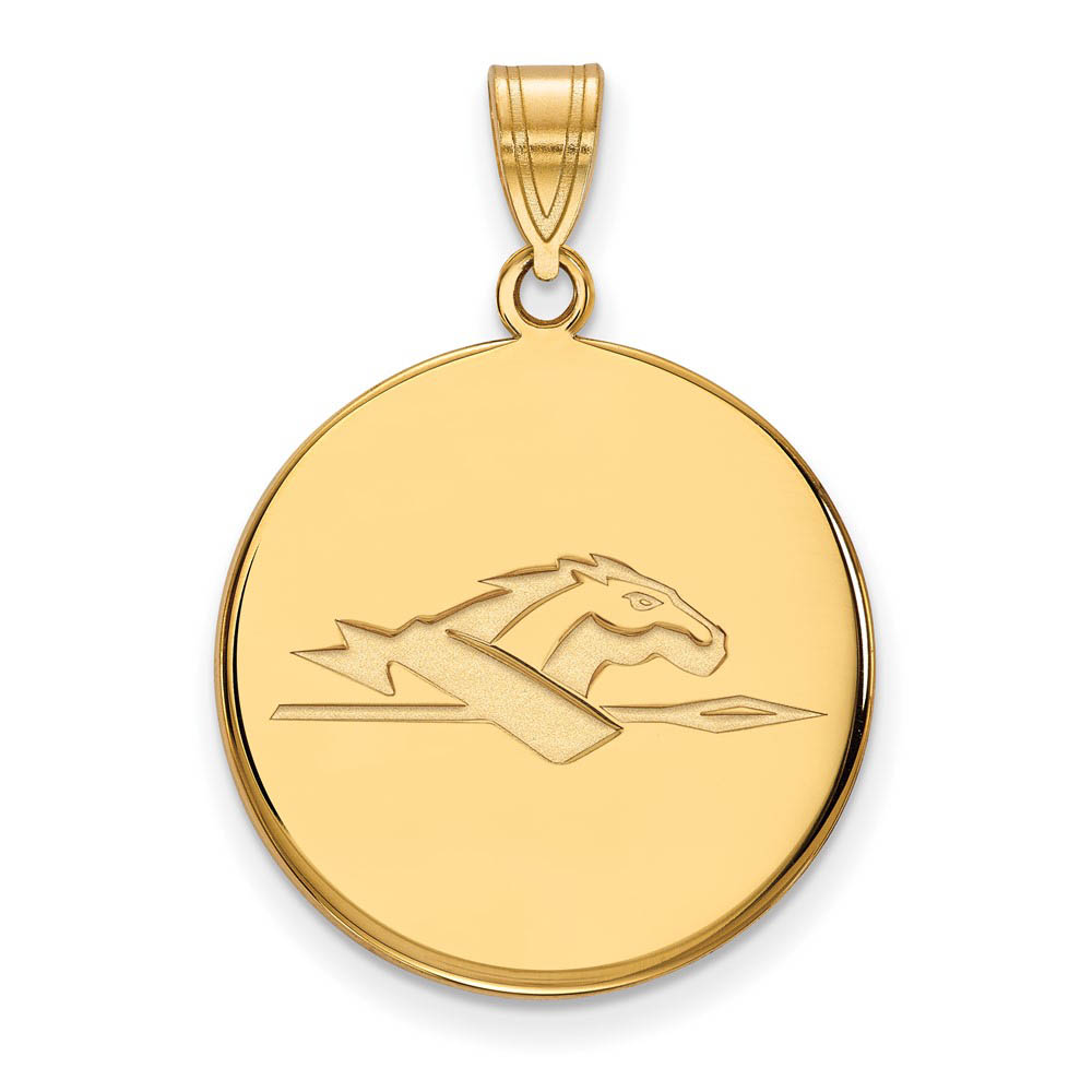 14k Yellow Gold Longwood U Disc Pendant