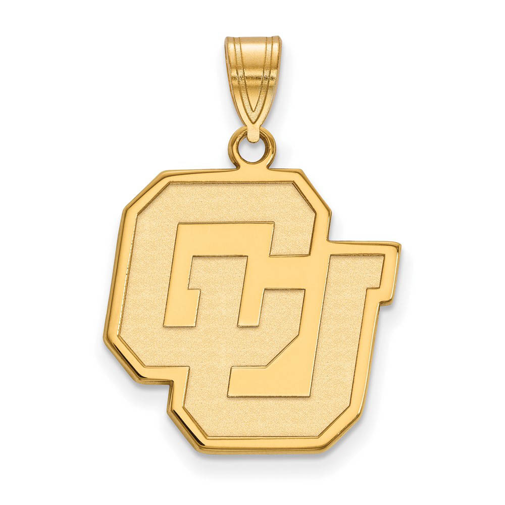 14k Yellow Gold U of Colorado Pendant