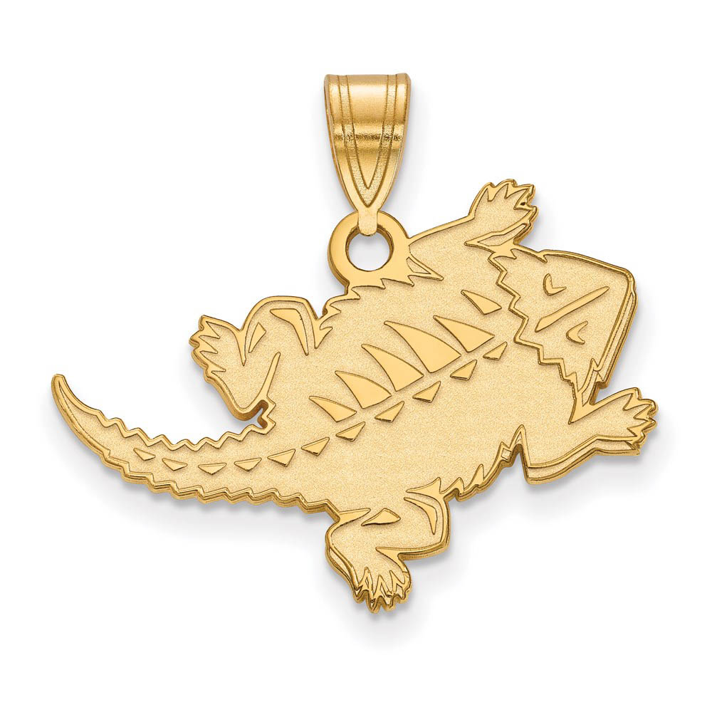 14k Yellow Gold Texas Christian U. Pendant