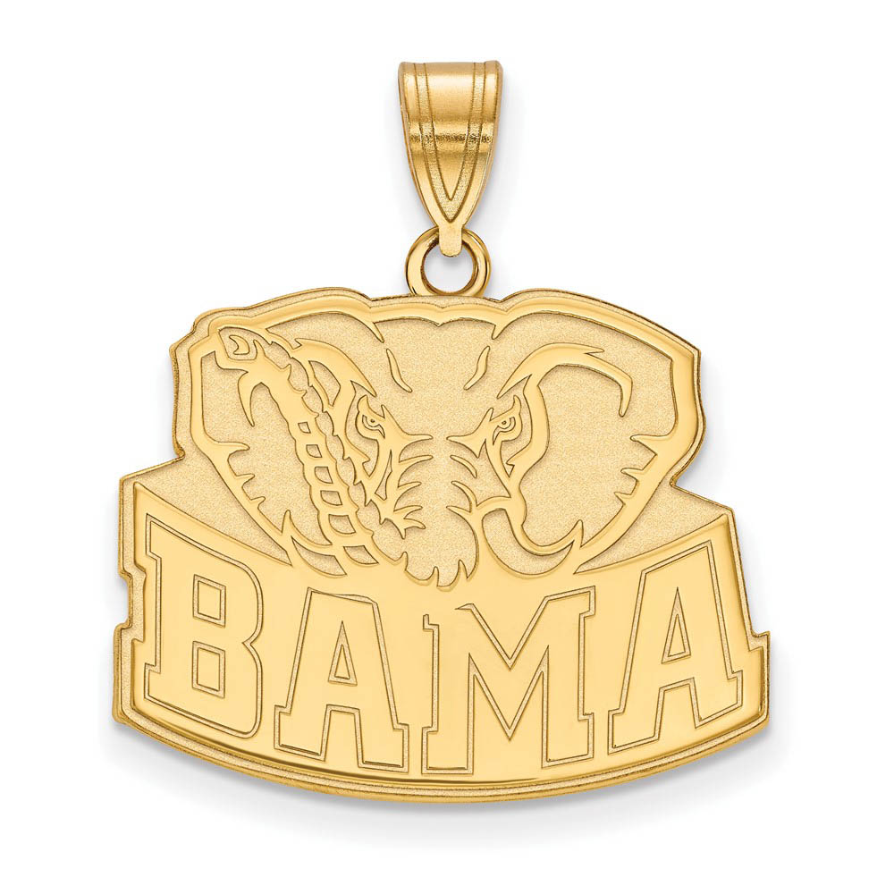 14k Yellow Gold U. of Alabama Pendant